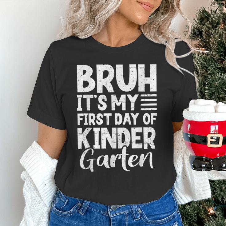 Bruh It's My First Day Of Kindergarten Back To School 2025 Unisex T-Shirt Bruh It's My First Day Of Kindergarten Back To School 2025 Unisex T-Shirt