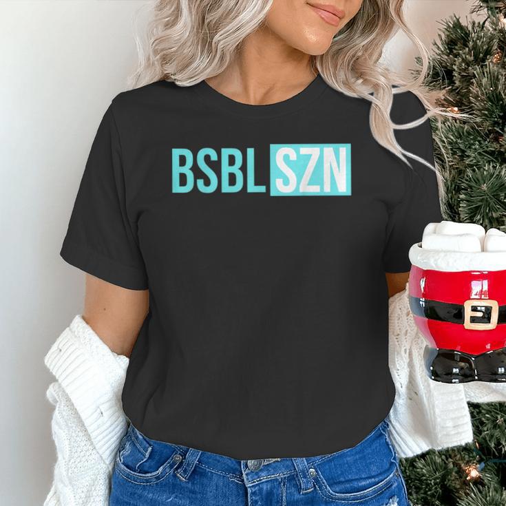 BSBL SZN Baseball Season Game Day Boys Girls Youth Unisex T-Shirt