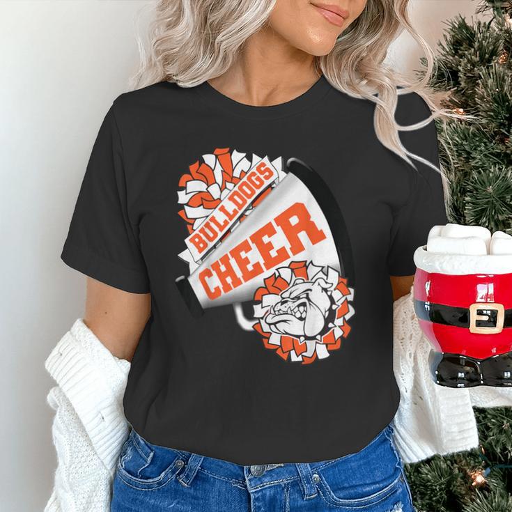 Bulldogs Cheerleading Back To School Cheer Team Orange Unisex T-Shirt Bulldogs Cheerleading Back To School Cheer Team Orange Unisex T-Shirt
