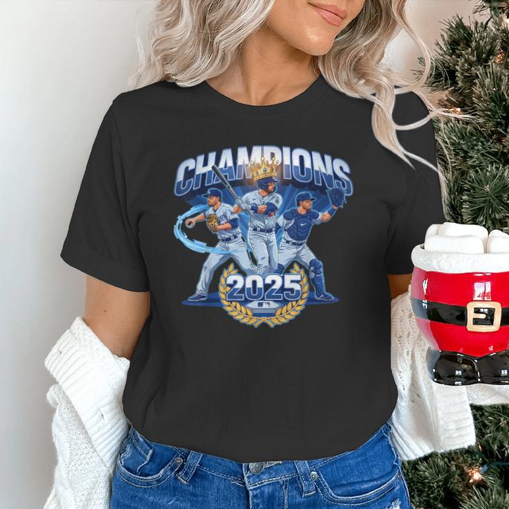 Champions 2025 Baseball Retro Athletic Celebration Theme Unisex T-Shirt Champions 2025 Baseball Retro Athletic Celebration Theme Unisex T-Shirt