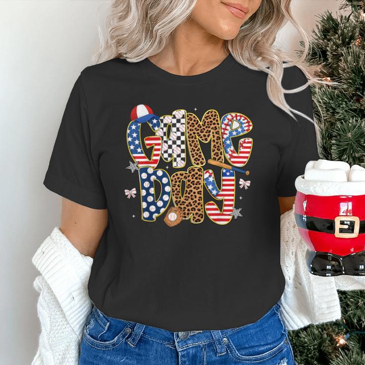 Checkered Leopard Game Day Baseball Men Women Kids Unisex T-Shirt Checkered Leopard Game Day Baseball Men Women Kids Unisex T-Shirt