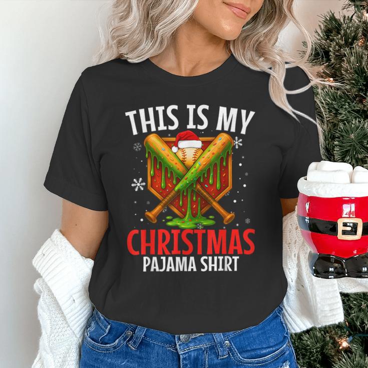 My Christmas Baseball Pajama Helmet Santa Xmas Men Boys Unisex T-Shirt My Christmas Baseball Pajama Helmet Santa Xmas Men Boys Unisex T-Shirt