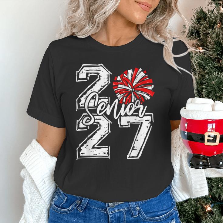 Class Of 2027 Cheer Red Senior 2027 Back To School Unisex T-Shirt Class Of 2027 Cheer Red Senior 2027 Back To School Unisex T-Shirt