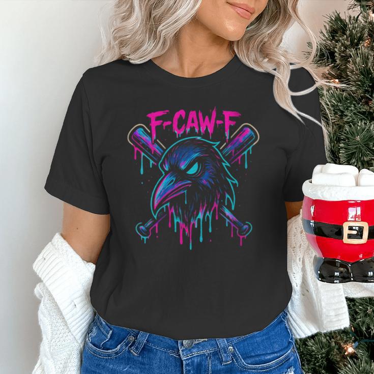 Cool Baseball F Caw F Crow Fcawf Raven Fawk Off Bird Unisex T-Shirt