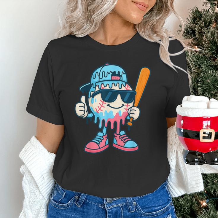 Cool Ice Cream Drip Baseball Drip For Boys Sports Kids Unisex T-Shirt Cool Ice Cream Drip Baseball Drip For Boys Sports Kids Unisex T-Shirt