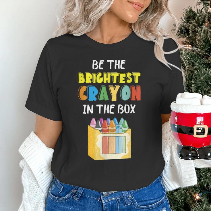 Crayon Be The Brightest Students Crayons Back To School Unisex T-Shirt Crayon Be The Brightest Students Crayons Back To School Unisex T-Shirt