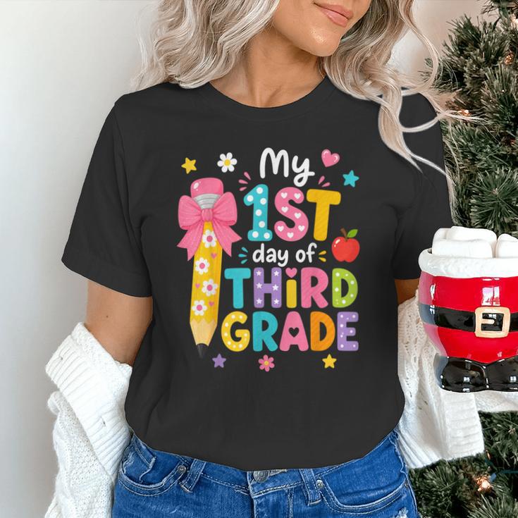 Cute My 1st Day Of Third Grade Pencil Back To School Girls Unisex T-Shirt Cute My 1st Day Of Third Grade Pencil Back To School Girls Unisex T-Shirt