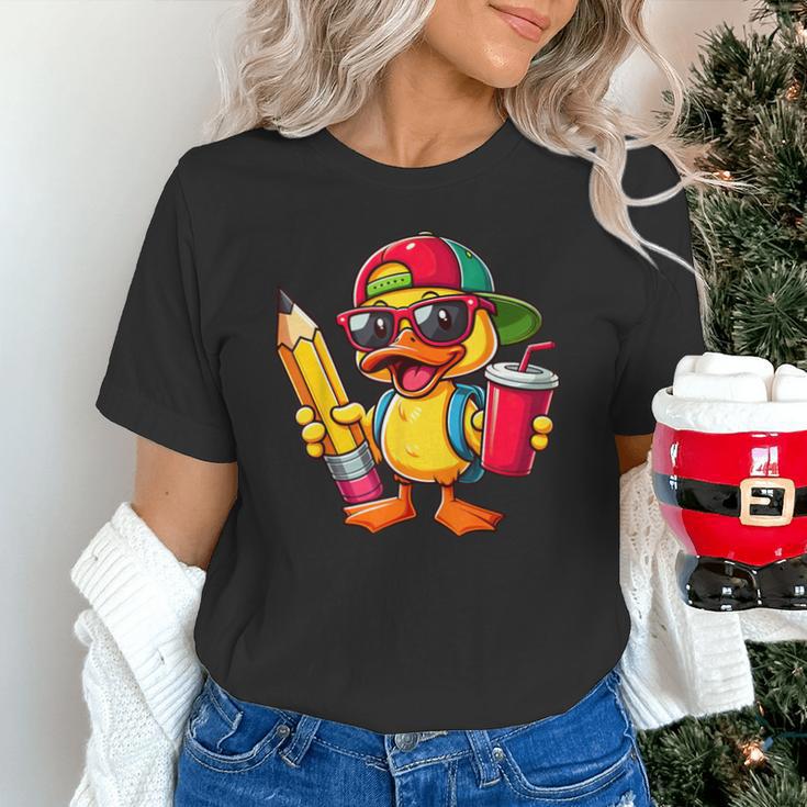 Cute Duck Lover Pencil Back To School Kids Boys Girls Unisex T-Shirt Cute Duck Lover Pencil Back To School Kids Boys Girls Unisex T-Shirt