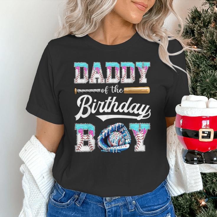 Daddy Of The Birthday Boy Baseball Ice Cream Drip Matching Unisex T-Shirt Daddy Of The Birthday Boy Baseball Ice Cream Drip Matching Unisex T-Shirt