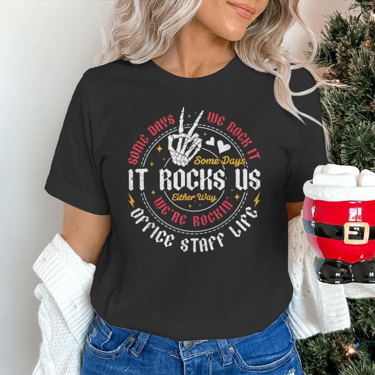 Some Days We Rock It Office Staff Life Back To School Unisex T-Shirt