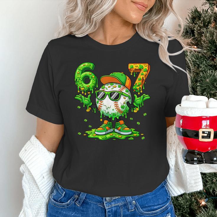 Drip Baseball Irish Shamrock St Patricks Men Boy Kid Unisex T-Shirt