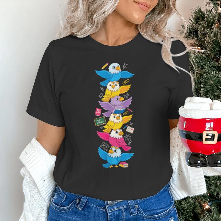 Eagle Colorful Rainbow Back To School Kids Boys Girls Unisex T-Shirt
