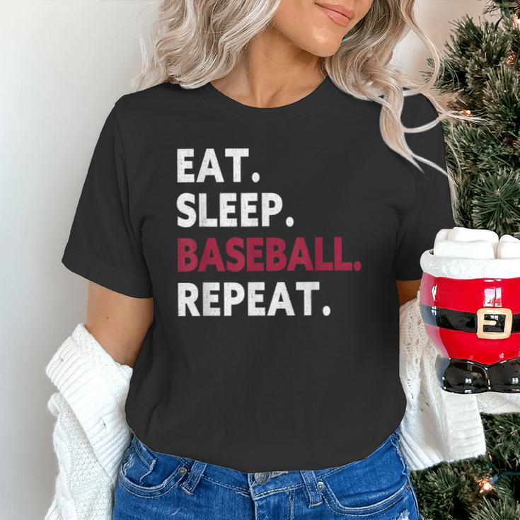 Eat Sleep Baseball Repeat Baseball Player Unisex T-Shirt