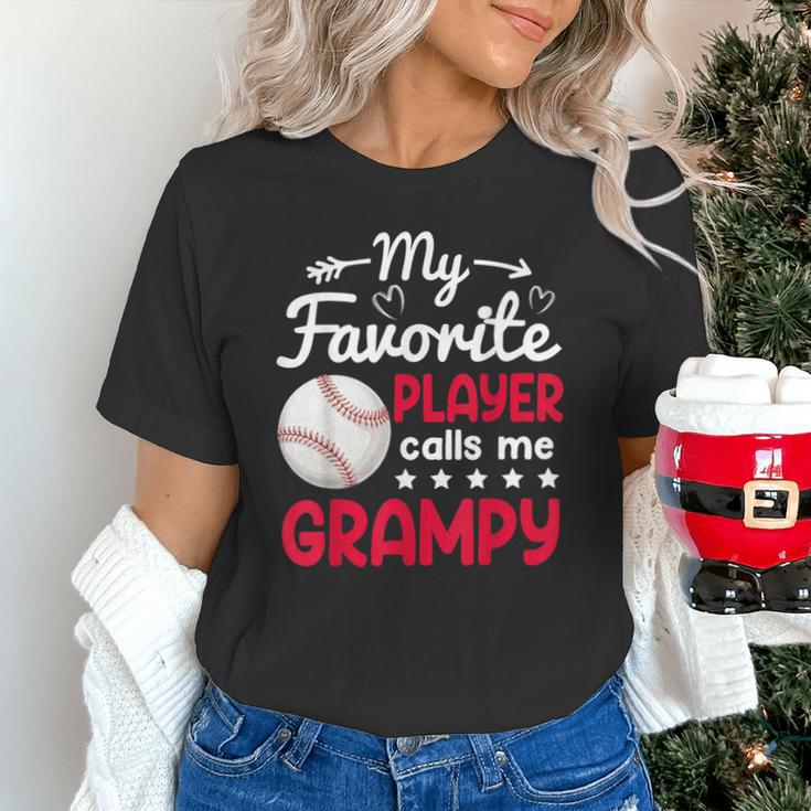My Favorite Player Calls Me Grampy Baseball Grampy Unisex T-Shirt