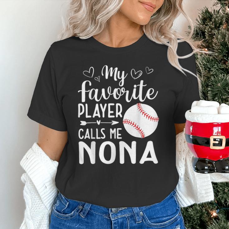 My Favorite Player Calls Me Nona Baseball Player Unisex T-Shirt My Favorite Player Calls Me Nona Baseball Player Unisex T-Shirt