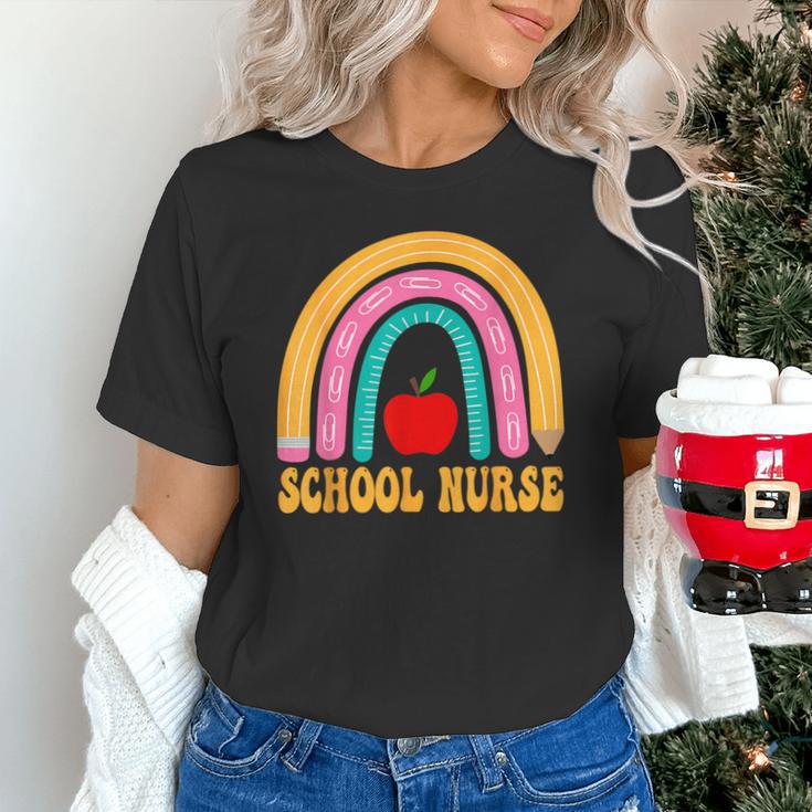 First Day Of School Nurse Back To School Rainbow Pencil Unisex T-Shirt