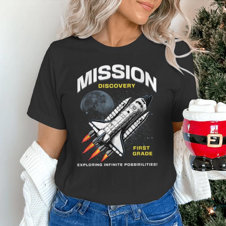 First Grade Back To School Space Rocket Astronaut Unisex T-Shirt First Grade Back To School Space Rocket Astronaut Unisex T-Shirt
