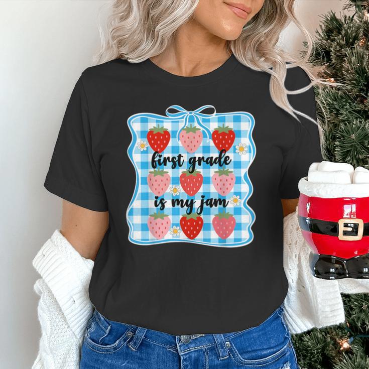 First Grade Is My Jam Strawberry 1st Grade Back To School Unisex T-Shirt First Grade Is My Jam Strawberry 1st Grade Back To School Unisex T-Shirt