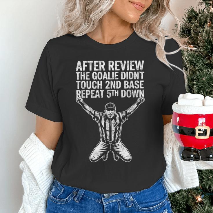 Football Baseball Soccer Referee Joke Tee Football Fan Unisex T-Shirt