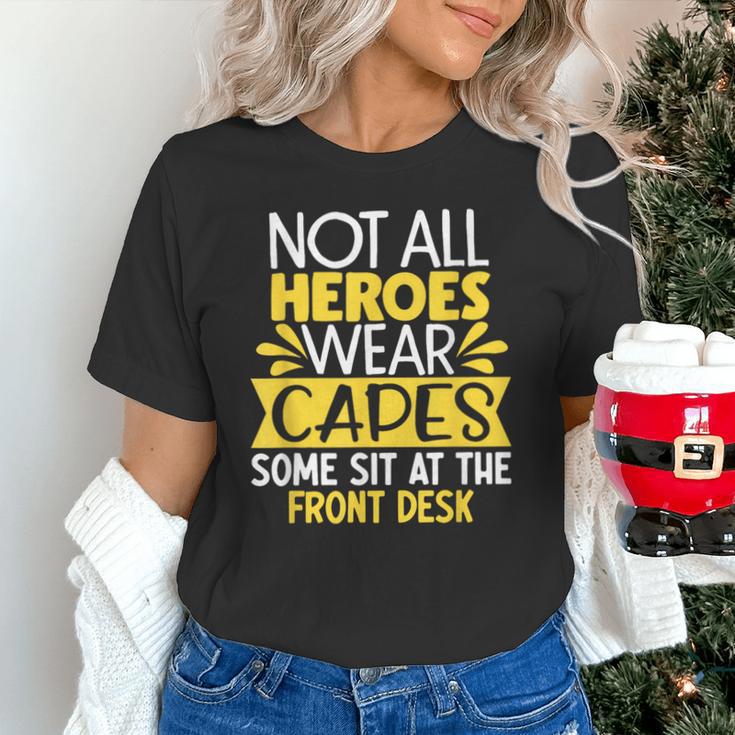 Front Office Desk Administrator Back To School Reception Unisex T-Shirt Front Office Desk Administrator Back To School Reception Unisex T-Shirt