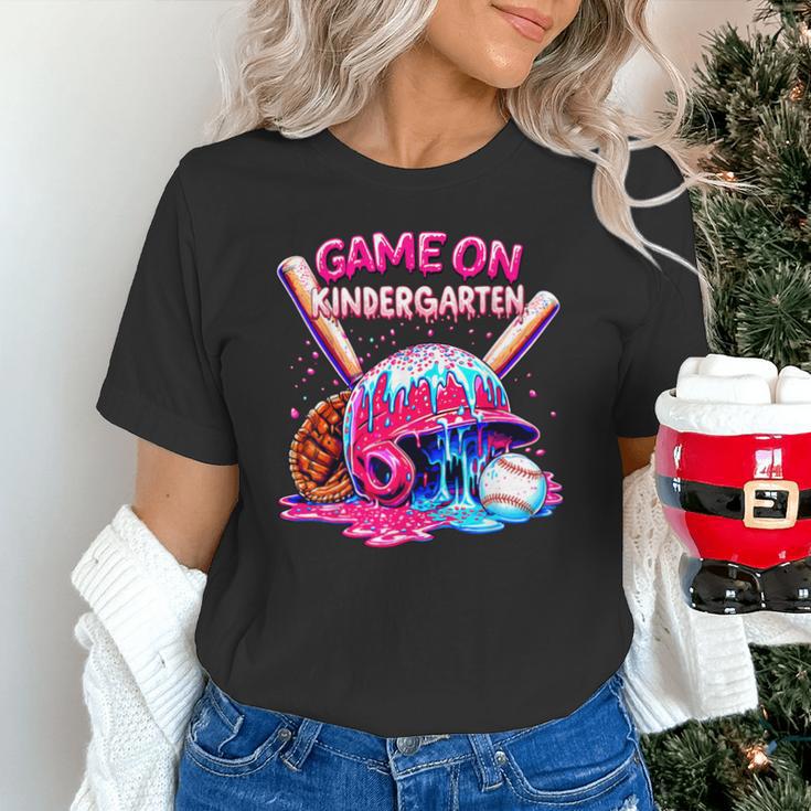 Game Kindergarten Baseball Ice Cream Drip On Back To School Unisex T-Shirt
