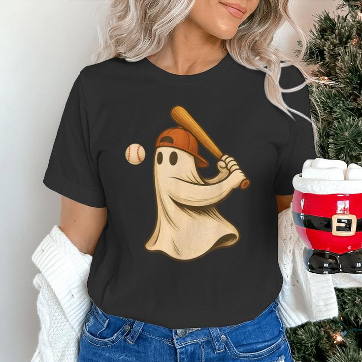 Ghost Baseball Halloween Costume Men Boys Kids Unisex T-Shirt