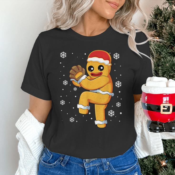 Gingerbread Man Baseball Christmas Unisex T-Shirt Gingerbread Man Baseball Christmas Unisex T-Shirt