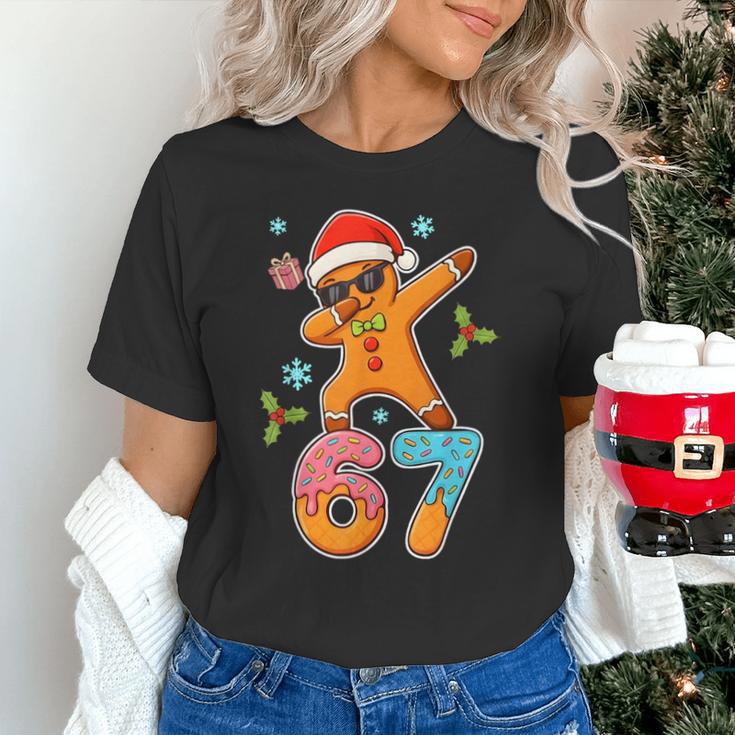 Gingerbread Six Seven 67 Ice Cream Drip Baseball Unisex T-Shirt Gingerbread Six Seven 67 Ice Cream Drip Baseball Unisex T-Shirt