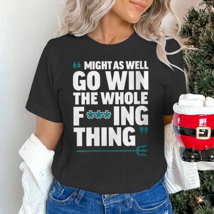 Might As Well Go Win The Whole Thing Baseball Apparel Unisex T-Shirt