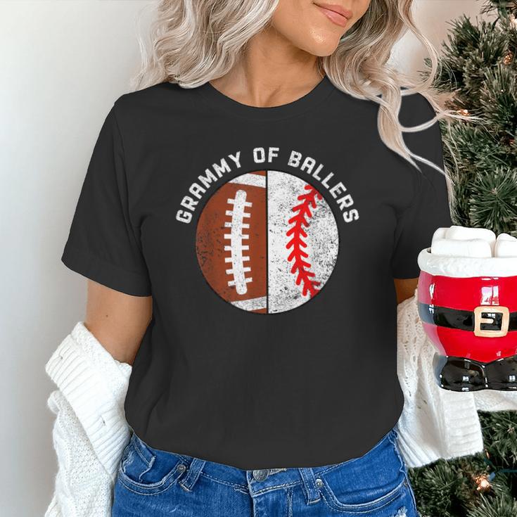 Grammy Of Ballers Football Baseball Grandma Grammy Unisex T-Shirt