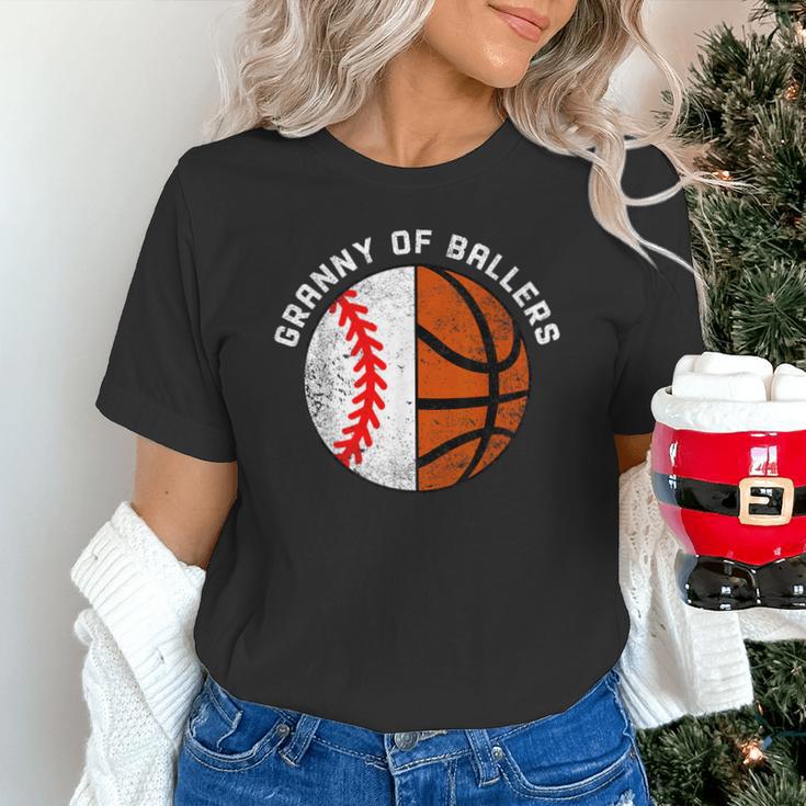 Granny Of Ballers Baseball Basketball Grandma Granny Unisex T-Shirt Granny Of Ballers Baseball Basketball Grandma Granny Unisex T-Shirt