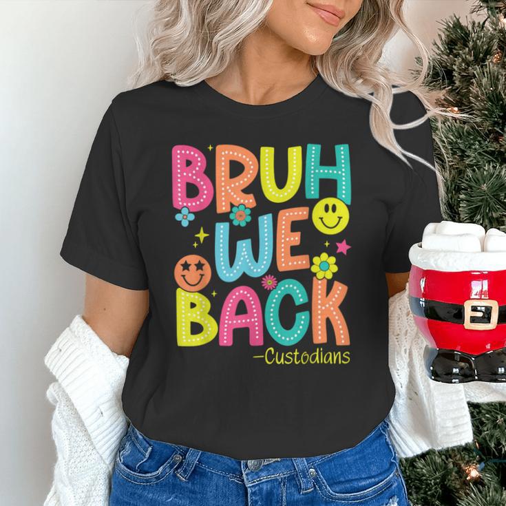 Groovy Custodian Bruh We Back To School Janitor Retro Unisex T-Shirt Groovy Custodian Bruh We Back To School Janitor Retro Unisex T-Shirt