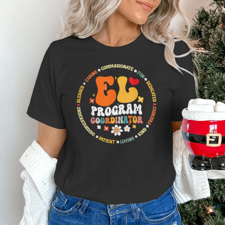 Groovy EL Program Coordinator Appreciation Back To School Unisex T-Shirt