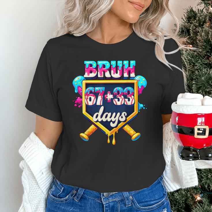 Happy 6733 Days Of School Baseball Drip 100th Day Of School Unisex T-Shirt Happy 6733 Days Of School Baseball Drip 100th Day Of School Unisex T-Shirt