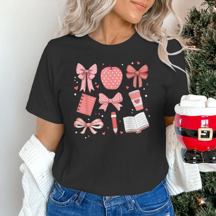 Happy Back To School 1st Day Toddler Girl Boho Coquette Bows Unisex T-Shirt Happy Back To School 1st Day Toddler Girl Boho Coquette Bows Unisex T-Shirt