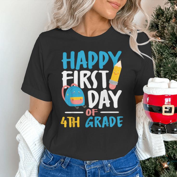 Happy First Day Of 4th Grade Student Back To School Unisex T-Shirt