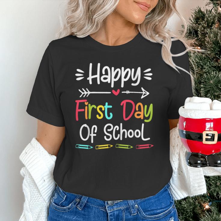 Happy First Day Of School Back To School Kids Students Unisex T-Shirt Happy First Day Of School Back To School Kids Students Unisex T-Shirt