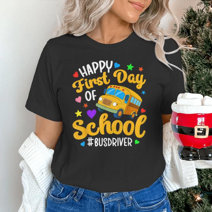 Happy First Day Of School Bus Driver Back To School Unisex T-Shirt