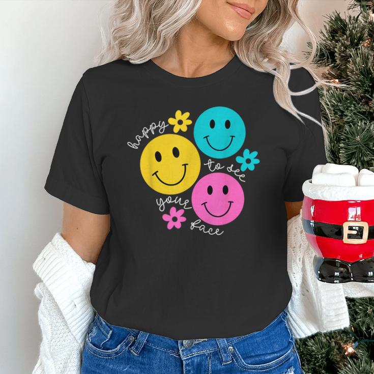 Happy To See Your Face Back To School First Day Of School Unisex T-Shirt