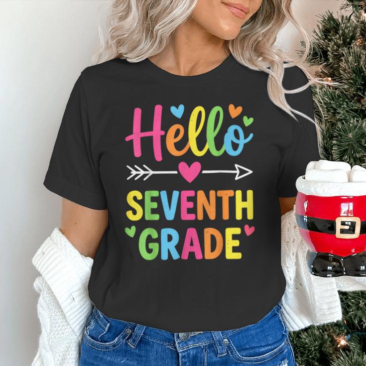 Hello Seventh 7TH Grade Back To School Kids Students Tee Unisex T-Shirt Hello Seventh 7TH Grade Back To School Kids Students Tee Unisex T-Shirt