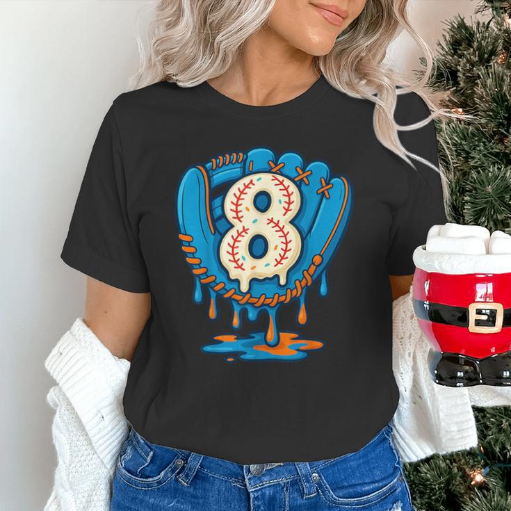 Ice Cream Baseball Glove 8th Birthday Edition Unisex T-Shirt