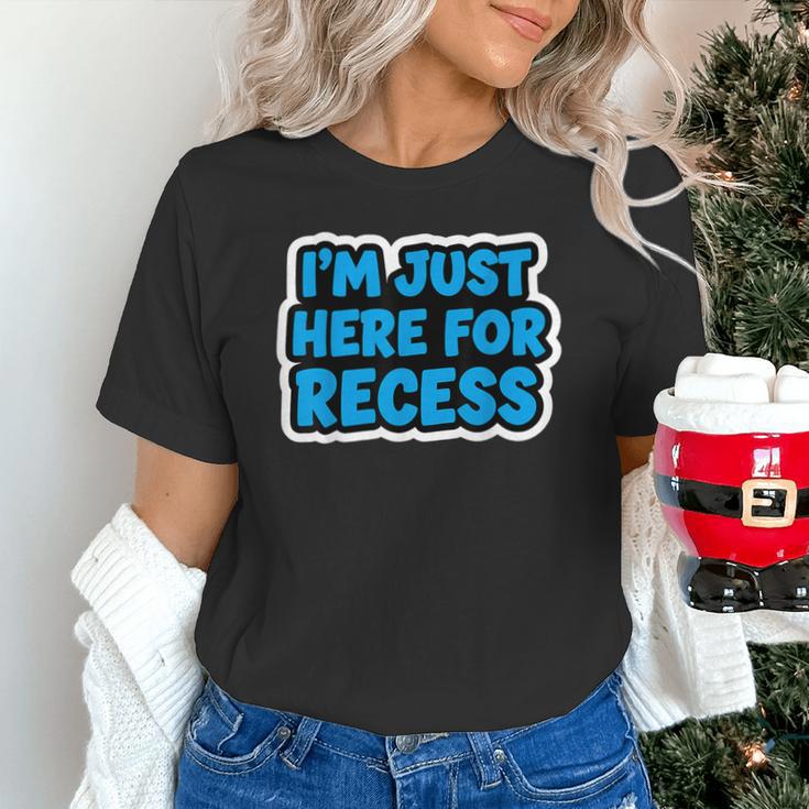 I'm Just Here For Recess Back To School Boys First Day Unisex T-Shirt