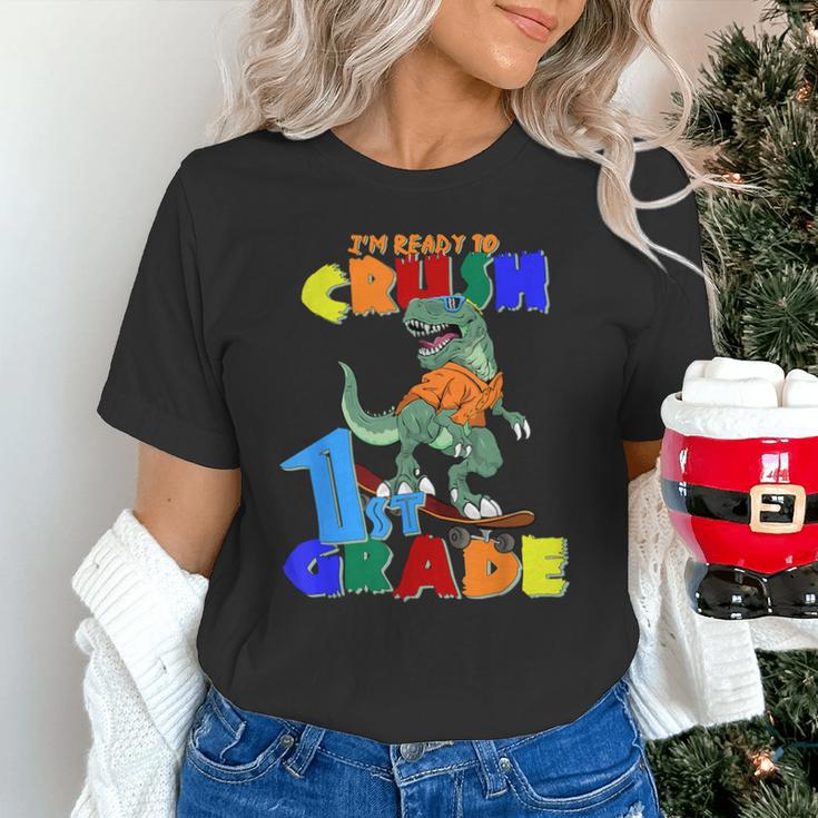 I'm Ready To Crush 1st Grade Dinosaur Back To School T-Rex Unisex T-Shirt I'm Ready To Crush 1st Grade Dinosaur Back To School T-Rex Unisex T-Shirt