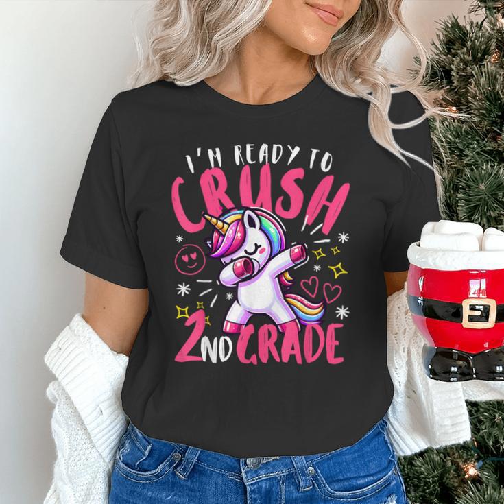 I'm Ready To Crush 2nd Grade Dabbing Unicorn Back To School Unisex T-Shirt I'm Ready To Crush 2nd Grade Dabbing Unicorn Back To School Unisex T-Shirt