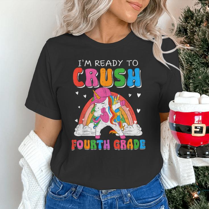 I'm Ready To Crush Fourth Grade Unicorn Back To School Girls Unisex T-Shirt I'm Ready To Crush Fourth Grade Unicorn Back To School Girls Unisex T-Shirt