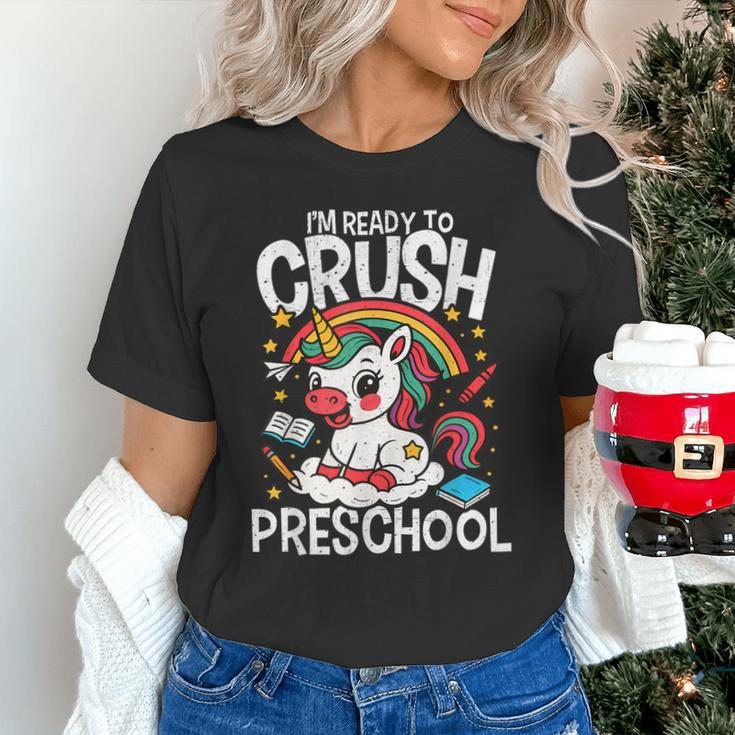 I'm Ready To Crush Preschool Unicorn Back To School Girls Unisex T-Shirt I'm Ready To Crush Preschool Unicorn Back To School Girls Unisex T-Shirt