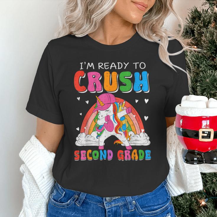 I'm Ready To Crush Second Grade Unicorn Back To School Girls Unisex T-Shirt I'm Ready To Crush Second Grade Unicorn Back To School Girls Unisex T-Shirt