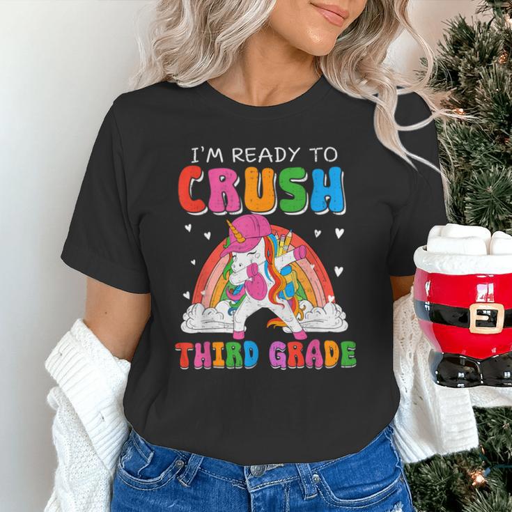 I'm Ready To Crush Third Grade Unicorn Back To School Girls Unisex T-Shirt