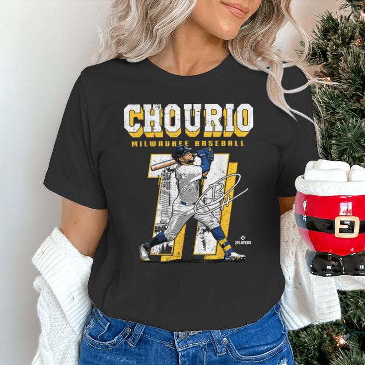 Jackson Chourio Milwaukee MLB Baseball Player MLBJCH201M Unisex T-Shirt