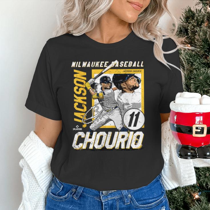 Jackson Chourio Milwaukee MLB Baseball Player MLBJCH203M Unisex T-Shirt